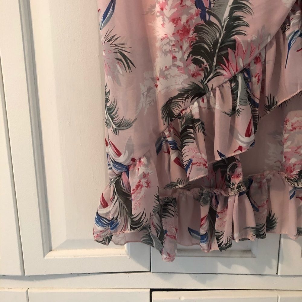 Pink Tropical Floral Cupshe Dress - Picture 4 of 8